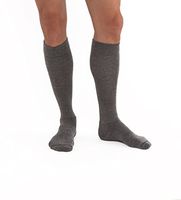 JOBST Activewear 30-40 mmHg Knee High Compression Socks, Large, Steel Grey