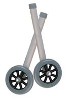 Universal Walker Wheels - Blue, 5"