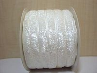 Jammas (5yds per roll) 5Y6550 David Ribbon 3/8 '' Glitter Ribbon Tape Packing Wedding Decoration Gift Wrapping DIY Material - (Color: 5Y655015)