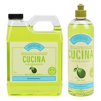 Fruits and Passion Cucina Daily Liquid Dish Detergent Refill Duo Set (Lime Zest and Cypress)