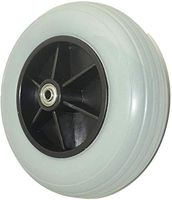 8" x 2" (200x50) Caster Solid Rubber Front Rear Caster Tires Wheels Assembly for Jazzy, Quantum, and Jet Powerchairs - for Many Standard Wheelchairs/Electric Wheelchair Replace