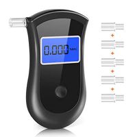 Brivennor Upgraded Breathalyzer, Portable Alcohol Tester with LCD Display Digital for Home Use + Mouthpieces + Carrying Case