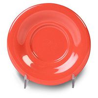 Yanco MS-9303RD Mile Stone Saucer For Model MS-303/313/5044/9018, 5.5" Diameter, Melamine, Orange Red Color, Pack of 48