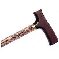 Adjustable Folding Walking Cane Cheetah Design with Fritz Handle