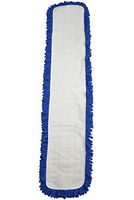 Janico 6336 Janifiber Microfiber Fringe Dust Mop Pad, 36", Blue