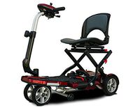 EV Rider Transport Plus Manual Folding Travel Mobility Scooter (Red)
