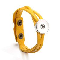 2018NEW Fashion 1pcs Charm bracelet For Noosa snaps chunk button HH1A7907 unique good party accesories designer talisman jewelery girl accessories styling