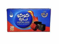 Coco Nara Coconut Shells Hookah Charcoal Flat Cubes 20pcs Box Shisha NEW