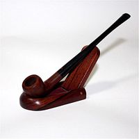 Heather Wood Tobacco Pipe Read Smoking Pipe Long Smoke Barrel Father 'S Day Gift