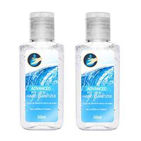 Travel Size Hand Sanitizer Gel,RQWEIN 50ml Free Foaming Hand Sanitizer,Alcohol Free,No Rinse Foam Hand Soap Gel,Kid Friendly, 2 Pack