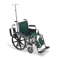 18" Wheelchair with Fixed Footrests