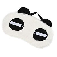 Sleep Masks,Lavany® Cute Face White Panda Shading Cotton Sleep Eye Masks for Sleeping, Travel, Shift Work, Naps,Night Blindfold Eyeshade for Men Women (B)