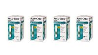 Pack of 4 - ACCU CHEK Active GLUCOMETER 50 Test Strips