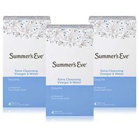 Summer's Eve Extra Cleansing Douche Vinegar & Water 4.5 Ounces Bottles (Pack of 12)