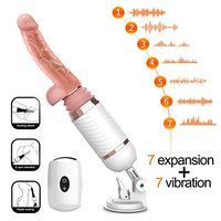 High Quality 7 Inch Vîbräting Remote Control Wireless S-'ëx Mächîne Tool USB Rechargeable Silicon Ďìld`ɔ Strong Waterproof Toy for Women Female Couples MAZ2