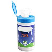 Vehicular Disinfecting Wipes, Touchscreen Cleaning Wipes Cleaning Wet Wipes 75% Soft Alcohol Wipes Portable Antiseptic Cleaning Sterilization Wipes for Car Monitors Phones Outdoor -60 Pieces