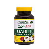 NaturesPlus Ultra Garlite, Sustained Release - 1000 mg, 90 Vegetarian Tablets - No After Odor - Blood Pressure Support Supplement, Immune System Booster - Non-GMO, Gluten-Free - 90 Servings