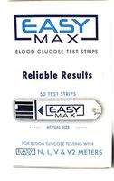 EASYMax Blood Glucose Test Strips Mail Order box 50 Ct.