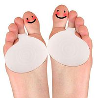 Gel Foot Pads 6 PC Metatarsal Pads Ball of Foot Cushions Soft Gel Ball of Foot Pads Mortons Neuroma Callus Metatarsal Foot Pain Relief Bunion Forefoot