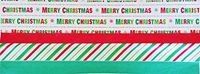 Assorted Stylish Merry Christmas Holiday Pack of Decorative Premium Quality Gift Wrapping Tissue Paper - Solids Prints Stripes