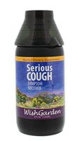 WishGarden Herbs - Serious Cough, Organic Herbal Cough Suppressant Supplement, Soothes and Calms Common Throat and Bronchial Irritation (4 Ounce Jigger)