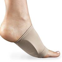 Men and Women Arch Support Sleeve with Gel Support- Nude