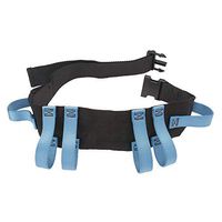 Asatechmed Utility Gait Belt with 6 Handles, Straps and Quick Release Buckle - Patient Transfer Belt for Elderly, Fall Risk, Rehabilitation - Ambulation Mobility Aid Wide Strap Gait Belt 54"