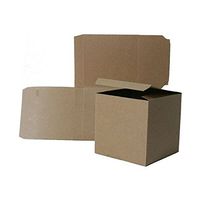 JAM PAPER Open Lid Gift Boxes - 6 x 6 x 6 - Kraft - Sold Individually