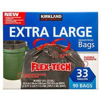 irkland Signature Drawstring Trash Bags
