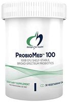 Designs for Health ProbioMed 100 Probiotics - 100 Billion CFU Probiotics for Women & Men - 10 Strains - Digestive Health and Immune Support - Shelf Stable - Dairy Free and Gluten Free (30 Capsules)