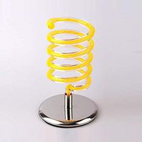 LIUCS Spiral Living Room-Dryer Holder, Hair Dryer, Hair straighteners, Sturdy Acrylic Multi-Purpose Desk Stand, Yellow