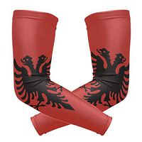 Albania Flag Arm Sleeve Protectiv for Man Elbow Brace for Arthritis (1 Pair)