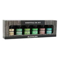 Plantlife 100% Pure Essential Oil Tree Set 6/10ml (Spruce, Rosewood, Pine, Fir Needle, Cypress and Cedarwood)