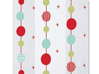 Pack Of 100, 4 X 2 X 9" 1.2 Mil Festivities Christmas Print Cello Bags W/Ovals And Stars 3 Cups Made In USA