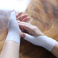1 Pair Silicone Gel Therapy Wrist Thumb Support Gloves Arthritis Pressure Corrector Gloves YS-Buy