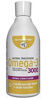 See Yourself Well Natural TG Omega-3 3000 Fish Oil Liquid, 237ml / 8oz, Lemon