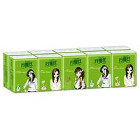 Pinkpaopao Facial Tissues, On-The-Go Small Packs, Travel Size, 10 Tissues per Go Pack, 3 Ply C fold Paper Tissues/Towels