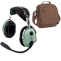 David Clark H10-13.4 Mono Headset & Headset Bag Combo