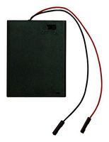 TWIN INDUSTRIES BHM-4A3 Battery Holder, Wire Leads, AAA X 4