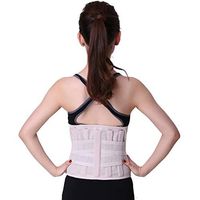 Milisten Magnetic Therapy self Heating Support Brace Adjustable Pain Relief Back Waist Support Lumbar Brace Belt Size XL