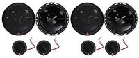 2-Pairs Rockford Fosgate P165-SI Punch 240w 6.5" Car Component Speakers-Euro Fit