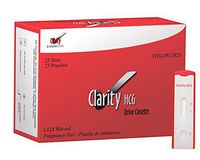 Clarity HCG Urine Cassette Pregnancy Tests (25 Individually Sealed)