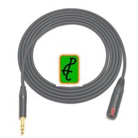 20 ft Mogami 2534 Headphone Extention Cable 1/4" Neutrik TRS - Female Jack