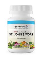 Eclectic St. John's Wort 300 Mg Freeze Dried Vegetables, Pink, 50 Count