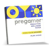 Pregamer Patch Pack of 6 | Latex Free GMO Free Vegan | Hangover Preparation Patch "Enjoy a few drinks and feel great the next day"