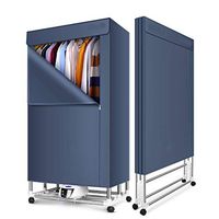 JCJ Heater, Home Clothing Care Machine Remote Control 2000W Quick-Drying Dryer, Stainless Steel Bracket Dry Wardrobe (L × W × H) 75 × 50 × 150cm