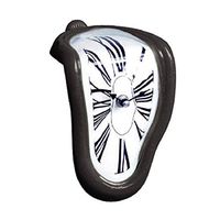 YIDADIAN Melting Clock Salvador Retro Dali Melted Clock Twisted Wall Clock Art Design Style Distorted Clock for Decoration Gift