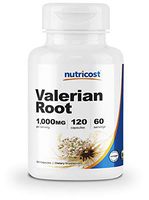 Nutricost Valerian Root Capsules (1000mg Per Serving) 120 Capsules - Veggie Caps, Gluten Free and Non-GMO