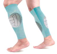 LEVEIS Water Swimming Pool Ball Calf Compression Sleeves,Leg Performance Support for Shin Splint Calf Pain Relief Men & Women Guards Sleeves for Running Cycling 1 Pair