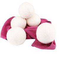 iEFiEL Reusable Eco-friendly Drying Helper Wool Dryer Balls Wrinkle Free Fabric Softener 6 Pack
